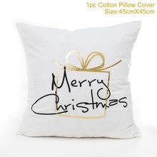 Load image into Gallery viewer, Linen Merry Christmas Cover Cushion - agoradevshop