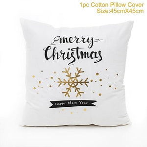 Linen Merry Christmas Cover Cushion - agoradevshop