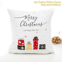 Load image into Gallery viewer, Linen Merry Christmas Cover Cushion - agoradevshop