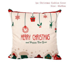 Load image into Gallery viewer, Linen Merry Christmas Cover Cushion - agoradevshop