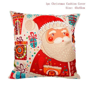 Linen Merry Christmas Cover Cushion - agoradevshop