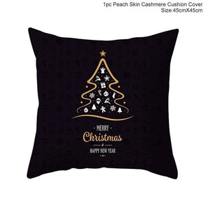 Linen Merry Christmas Cover Cushion - agoradevshop