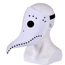 Load image into Gallery viewer, Plague doctor cosplay mask Beak Doctor Mask Long Nose Cosplay Fancy Mask plague doctor Gothic Retro Rock Leather Halloween beak Mask PY - agoradevshop