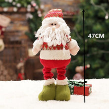 Load image into Gallery viewer, 47cm Retractable Christmas Santa Claus/Snowman Dolls Standing Navidad Figurine Christmas tree Ornaments Kids Christmas Gifts Toy - agoradevshop