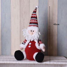 Load image into Gallery viewer, 47cm Retractable Christmas Santa Claus/Snowman Dolls Standing Navidad Figurine Christmas tree Ornaments Kids Christmas Gifts Toy - agoradevshop