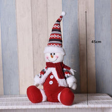 Load image into Gallery viewer, 47cm Retractable Christmas Santa Claus/Snowman Dolls Standing Navidad Figurine Christmas tree Ornaments Kids Christmas Gifts Toy - agoradevshop