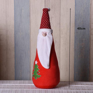 47cm Retractable Christmas Santa Claus/Snowman Dolls Standing Navidad Figurine Christmas tree Ornaments Kids Christmas Gifts Toy - agoradevshop