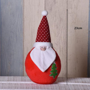 47cm Retractable Christmas Santa Claus/Snowman Dolls Standing Navidad Figurine Christmas tree Ornaments Kids Christmas Gifts Toy - agoradevshop