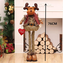 Load image into Gallery viewer, 47cm Retractable Christmas Santa Claus/Snowman Dolls Standing Navidad Figurine Christmas tree Ornaments Kids Christmas Gifts Toy - agoradevshop