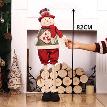 Load image into Gallery viewer, 47cm Retractable Christmas Santa Claus/Snowman Dolls Standing Navidad Figurine Christmas tree Ornaments Kids Christmas Gifts Toy - agoradevshop