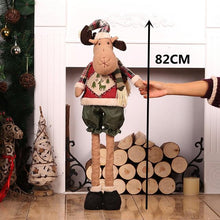 Load image into Gallery viewer, 47cm Retractable Christmas Santa Claus/Snowman Dolls Standing Navidad Figurine Christmas tree Ornaments Kids Christmas Gifts Toy - agoradevshop