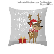 Load image into Gallery viewer, Linen Merry Christmas Cover Cushion - agoradevshop