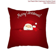 Load image into Gallery viewer, Linen Merry Christmas Cover Cushion - agoradevshop