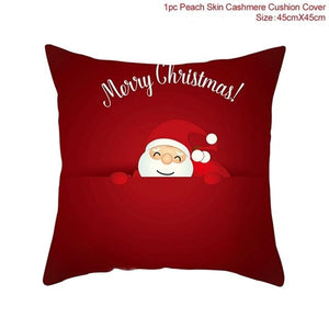 Linen Merry Christmas Cover Cushion - agoradevshop