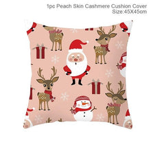 Load image into Gallery viewer, FENGRISE Merry Christmas Decor For Home Santa Claus Elk Pillowcase Christmas Ornament 2019 Navidad Xmas Gift Happy New Year 2020 - agoradevshop