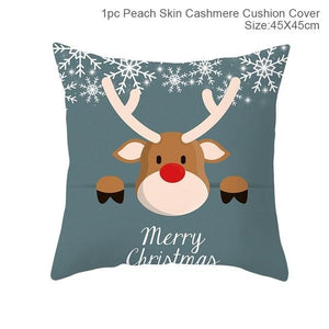 FENGRISE Merry Christmas Decor For Home Santa Claus Elk Pillowcase Christmas Ornament 2019 Navidad Xmas Gift Happy New Year 2020 - agoradevshop