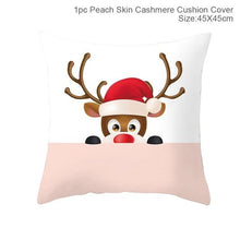 Load image into Gallery viewer, FENGRISE Merry Christmas Decor For Home Santa Claus Elk Pillowcase Christmas Ornament 2019 Navidad Xmas Gift Happy New Year 2020 - agoradevshop