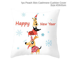 Load image into Gallery viewer, FENGRISE Merry Christmas Decor For Home Santa Claus Elk Pillowcase Christmas Ornament 2019 Navidad Xmas Gift Happy New Year 2020 - agoradevshop