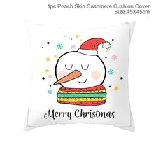 Load image into Gallery viewer, FENGRISE Merry Christmas Decor For Home Santa Claus Elk Pillowcase Christmas Ornament 2019 Navidad Xmas Gift Happy New Year 2020 - agoradevshop