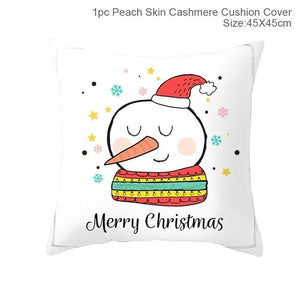 FENGRISE Merry Christmas Decor For Home Santa Claus Elk Pillowcase Christmas Ornament 2019 Navidad Xmas Gift Happy New Year 2020 - agoradevshop