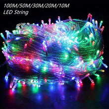 Load image into Gallery viewer, 10M 20M 30M 50M 100M LED Garland String Light Christmas Fairy Lights Outdoor for Christmas Tree Wedding Party Decoration navidad - agoradevshop