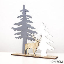 Load image into Gallery viewer, 2020 New Year Natural Xmas Elk Wood Craft Christmas Tree Ornament Noel Christmas Decoration for Home Wooden Pendant Navidad Gift - agoradevshop