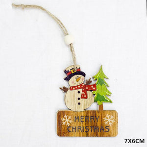 2020 New Year Natural Xmas Elk Wood Craft Christmas Tree Ornament Noel Christmas Decoration for Home Wooden Pendant Navidad Gift - agoradevshop