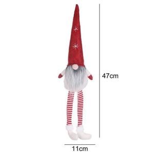 Various Styles Handmade Swedish Christmas Santa Gnome Plush Doll Holiday Figurines Toy Xmas Home Ornaments - agoradevshop