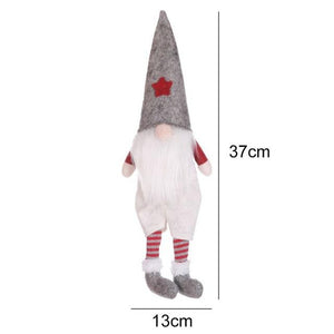 Various Styles Handmade Swedish Christmas Santa Gnome Plush Doll Holiday Figurines Toy Xmas Home Ornaments - agoradevshop