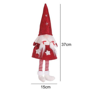 Various Styles Handmade Swedish Christmas Santa Gnome Plush Doll Holiday Figurines Toy Xmas Home Ornaments - agoradevshop