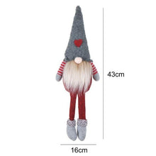 Load image into Gallery viewer, Various Styles Handmade Swedish Christmas Santa Gnome Plush Doll Holiday Figurines Toy Xmas Home Ornaments - agoradevshop