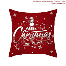 Load image into Gallery viewer, Linen Merry Christmas Cover Cushion - agoradevshop