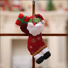 Load image into Gallery viewer, Christmas Decoration Santa Claus Hold Gift Box Doll for Home Decor Xmas Tree Pendants toy New Year Drop Ornaments Kids Gift - agoradevshop