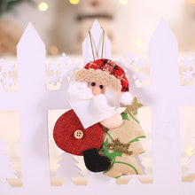 Load image into Gallery viewer, Christmas Decoration Santa Claus Hold Gift Box Doll for Home Decor Xmas Tree Pendants toy New Year Drop Ornaments Kids Gift - agoradevshop