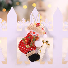 Load image into Gallery viewer, Christmas Decoration Santa Claus Hold Gift Box Doll for Home Decor Xmas Tree Pendants toy New Year Drop Ornaments Kids Gift - agoradevshop