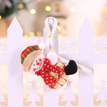 Load image into Gallery viewer, Christmas Decoration Santa Claus Hold Gift Box Doll for Home Decor Xmas Tree Pendants toy New Year Drop Ornaments Kids Gift - agoradevshop