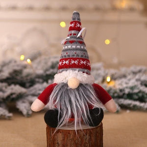 Plush Gnome Doll Christmas Tree Wall Hanging Pendant Holiday Decor Gift - agoradevshop