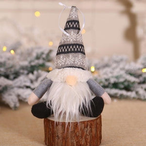 Plush Gnome Doll Christmas Tree Wall Hanging Pendant Holiday Decor Gift - agoradevshop