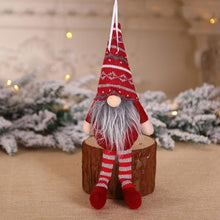 Load image into Gallery viewer, Plush Gnome Doll Christmas Tree Wall Hanging Pendant Holiday Decor Gift - agoradevshop