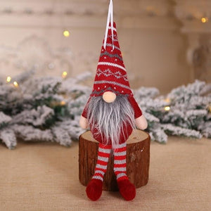 Plush Gnome Doll Christmas Tree Wall Hanging Pendant Holiday Decor Gift - agoradevshop