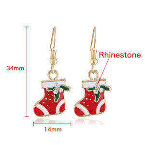 Christmas Necklaces Earrings Bracelets for Women Girls Xmas Gift Christmas Decorations for Home 2019 Navidad Christmas Ornaments - agoradevshop