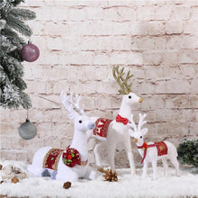 Load image into Gallery viewer, Christmas White Reindeer Toy - agoradevshop