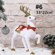 Load image into Gallery viewer, Christmas White Reindeer Toy - agoradevshop