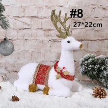 Load image into Gallery viewer, Christmas White Reindeer Toy - agoradevshop