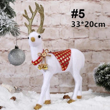 Load image into Gallery viewer, Christmas White Reindeer Toy - agoradevshop