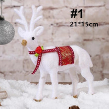 Load image into Gallery viewer, Christmas White Reindeer Toy - agoradevshop