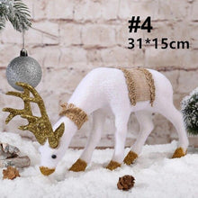 Load image into Gallery viewer, Christmas White Reindeer Toy - agoradevshop