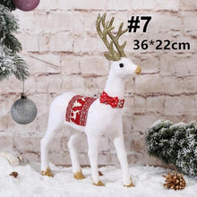 Load image into Gallery viewer, Christmas White Reindeer Toy - agoradevshop