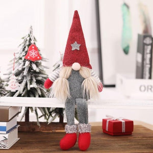 Plush Gnome Doll Christmas Tree Wall Hanging Pendant Holiday Decor Gift - agoradevshop